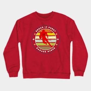 RETRO PURDY BADASS NINER Crewneck Sweatshirt